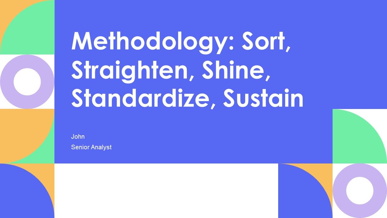 Methodology Sort Straighten Shine Standardize Sustain PPT Slides AT Methodology Sort Straighten Shine Standardize Sustain PPT Slides AT