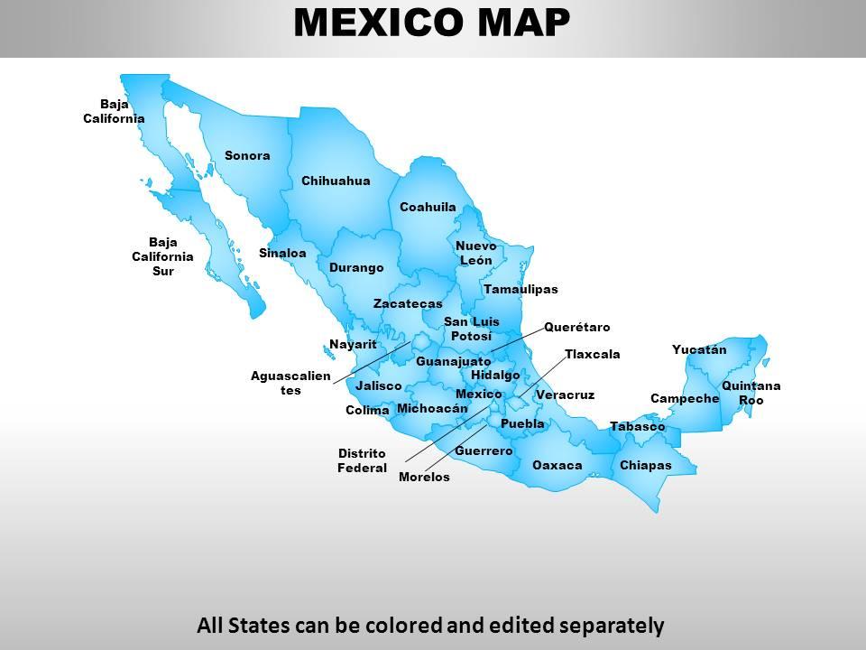 Top 10 Mapa De Mexico PowerPoint Presentation Templates In 2025 Mexico Country Powerpoint Maps Slide01