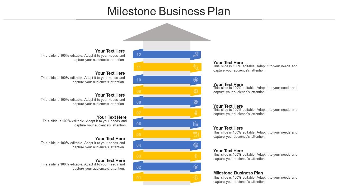 Milestone business plan ppt powerpoint presentation inspiration template cpb Slide01