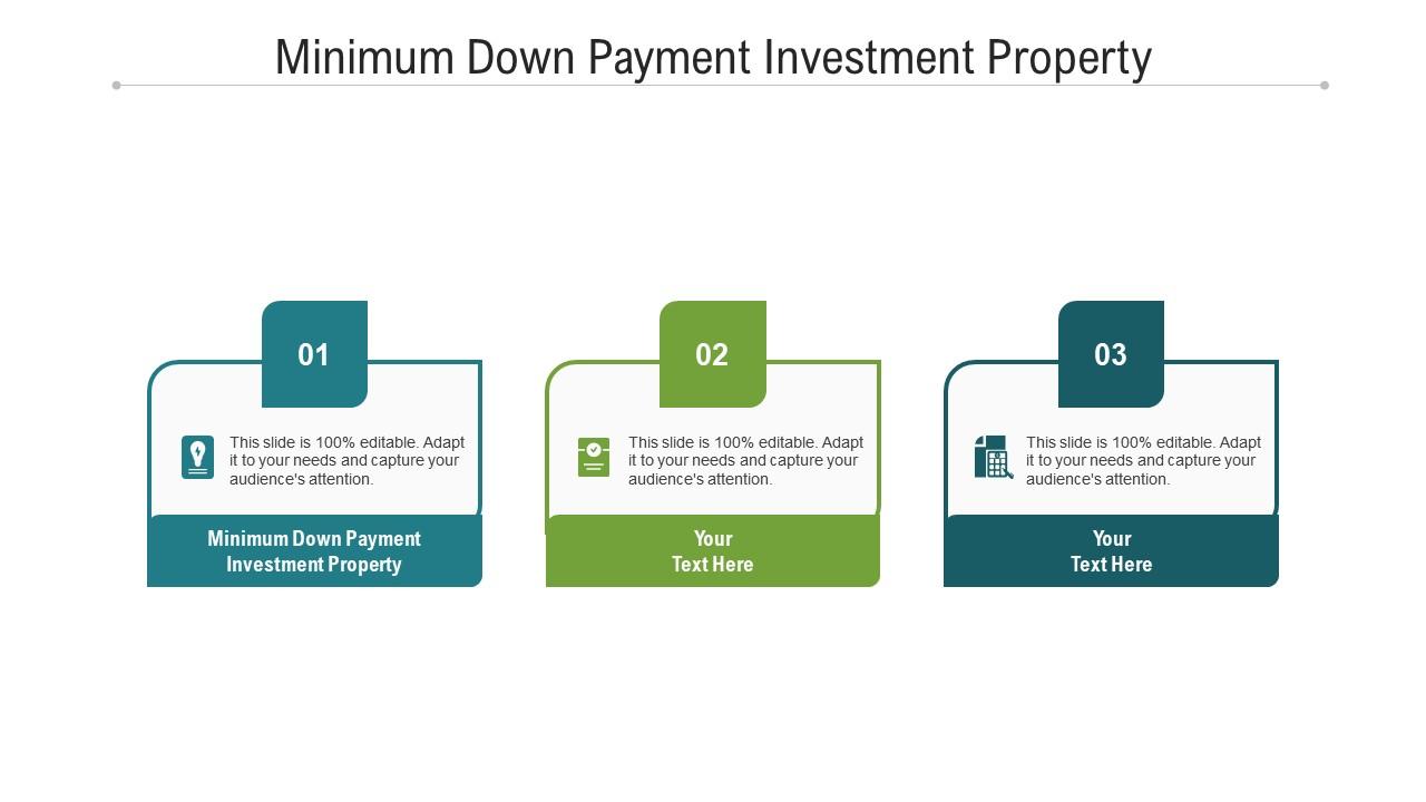 Minimum Down Payment Investment Property Ppt Show Infographic Template Cpb Presentation