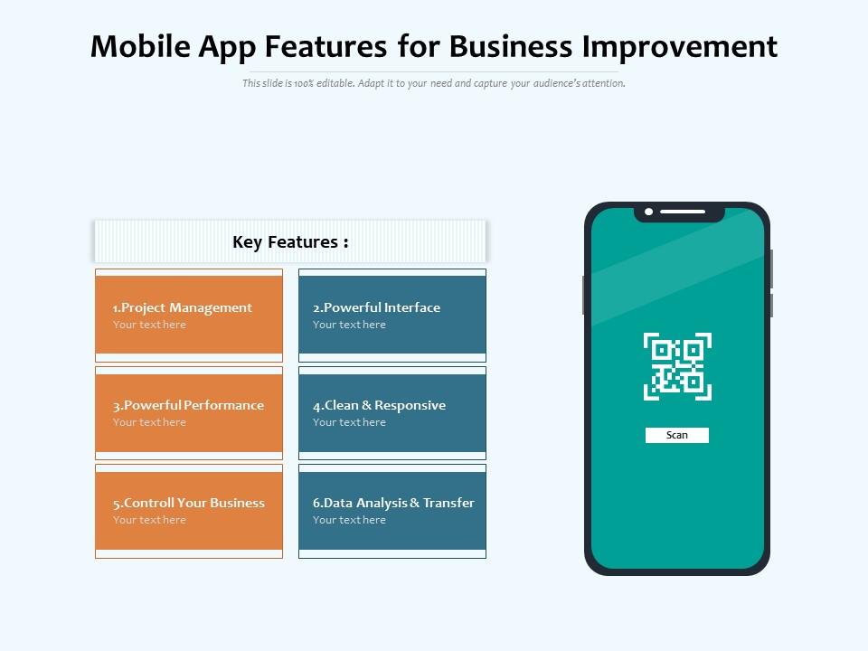 Mobile app features for business improvement