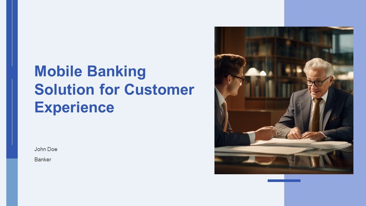Mobile Banking Solution For Customer Experience PPT Presentation AT Mobile Banking Solution For Customer Experience PPT Presentation AT