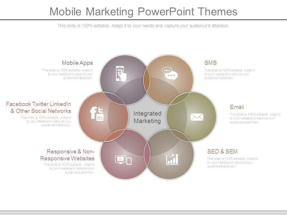 Mobile marketing powerpoint themes Slide00