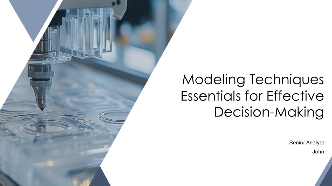 Modeling Techniques Essentials For Effective Decision Making PPT PowerPoint AT Modeling Techniques Essentials For Effective Decision Making PPT PowerPoint AT