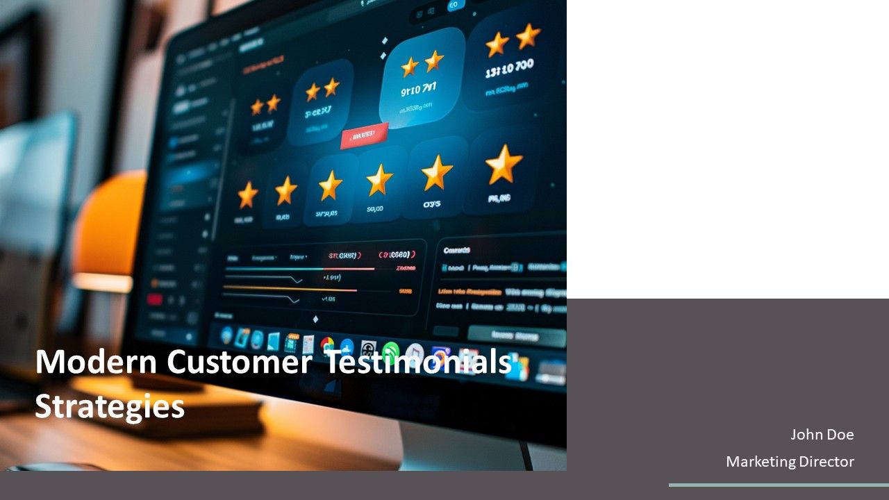Modern Customer Testimonials Strategies PPT Demonstration AT Modern Customer Testimonials Strategies PPT Demonstration AT