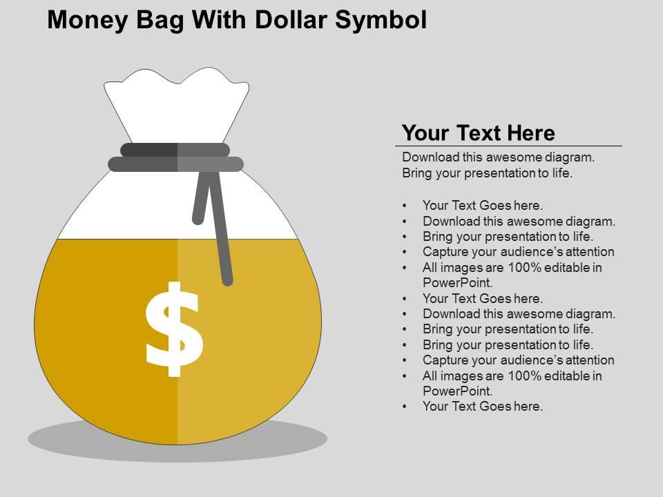 Picture Of Bag Full Of Money Ppt PowerPoint Presentation