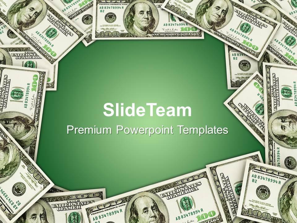Money powerpoint templates and themes business development process flowchart Slide01