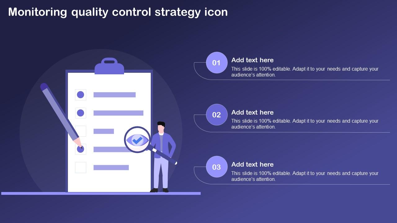 Monitoring Quality Control Strategy Icon