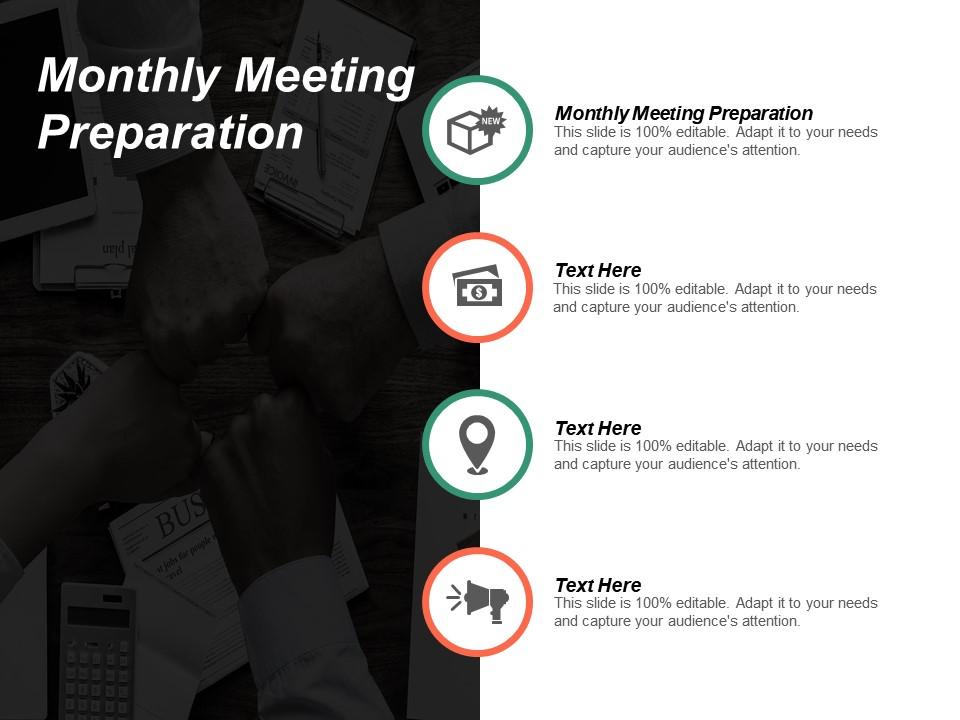 monthly_meeting_preparation_ppt_powerpoint_presentation_file_design_inspiration_cpb_Slide01