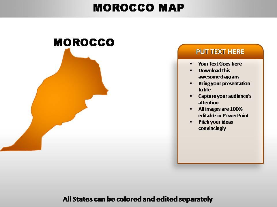 Morocco country powerpoint maps Slide01