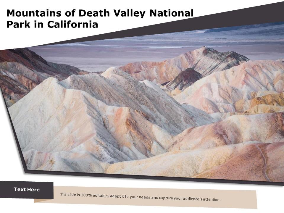 Mountains of death valley national park in california Slide01