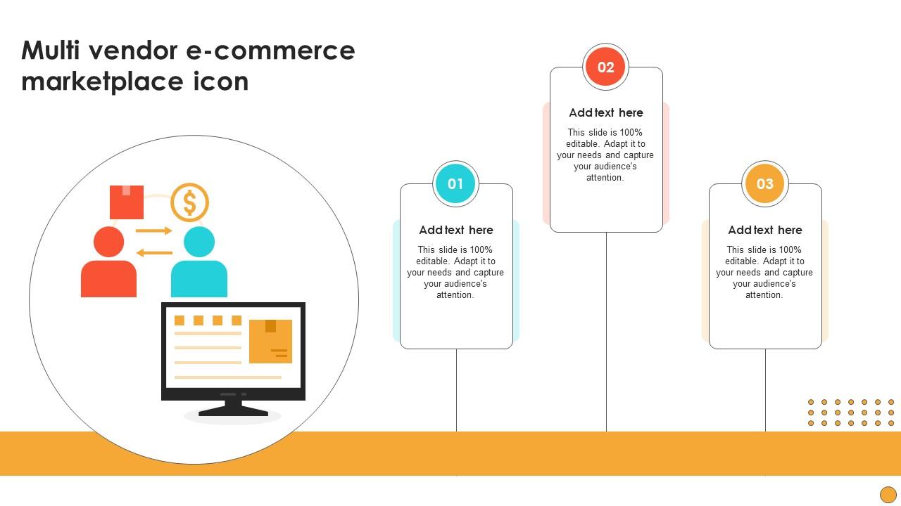 Multi Vendor E Commerce Marketplace Icon Ppt Slide Multi Vendor E Commerce Marketplace Icon Ppt Slide