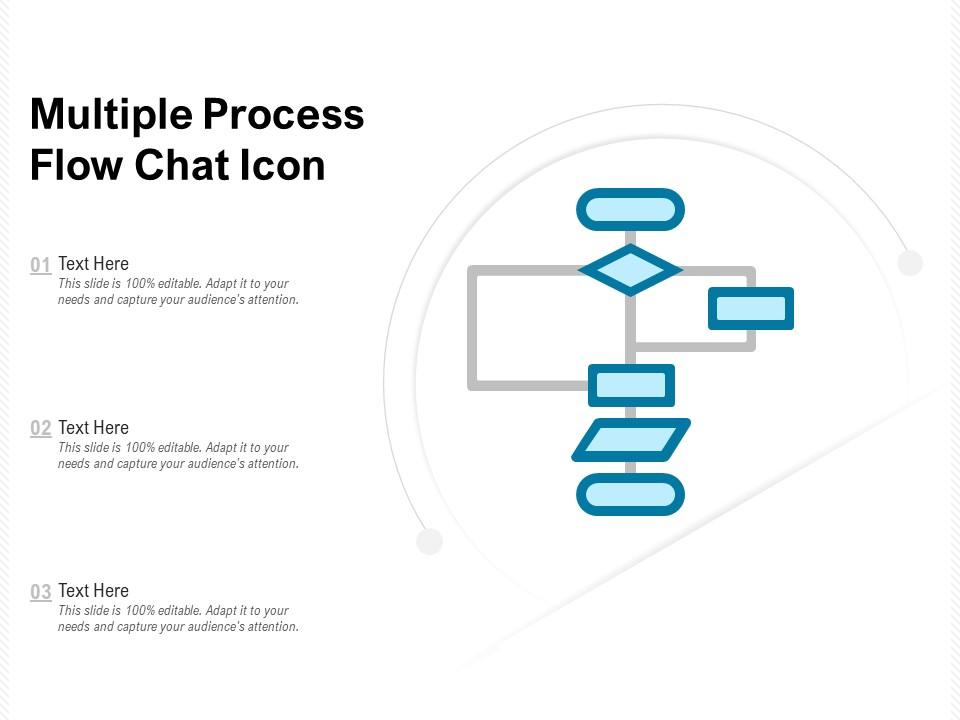 Multiple Process Flow Chat Icon | PowerPoint Presentation Pictures ...