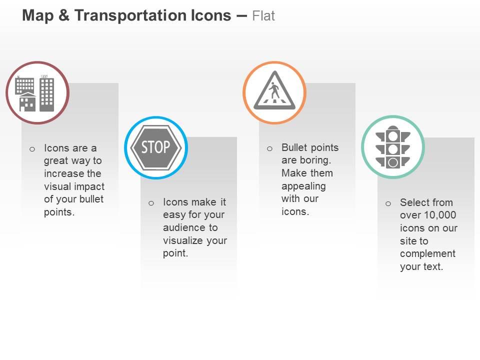 Multistory Stop Board Pedestrian Crossing Traffic Light Ppt Icons ...
