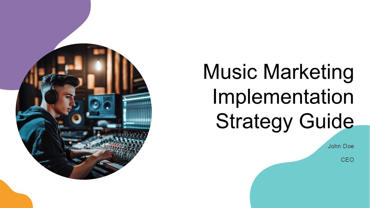 Music Marketing Implementation Strategy Guide PPT Slides ACP