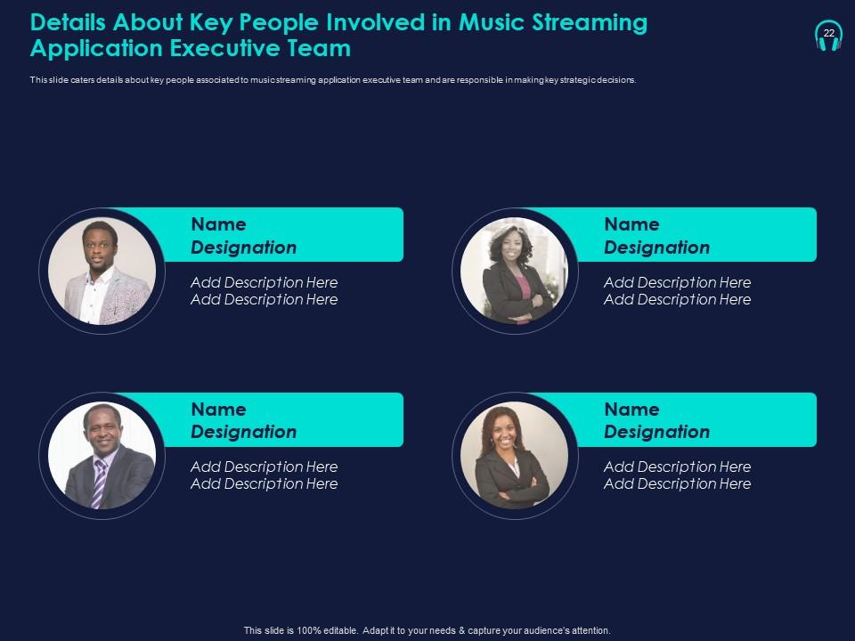 Music Streaming Platform Pitch Deck Ppt Template | Presentation ...