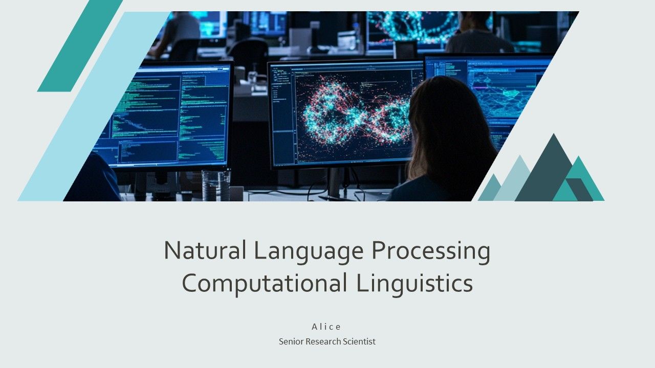 Natural Language Processing Computational Linguistics PPT PowerPoint AT