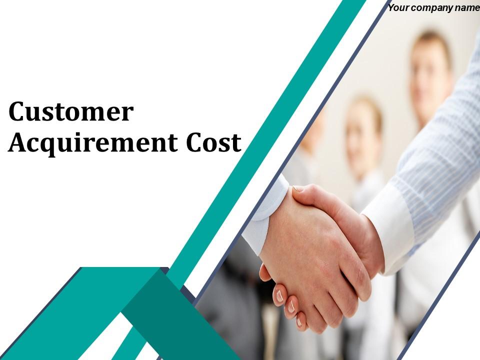 New Customer Acquirement Cost Powerpoint Presentation Slides Slide01