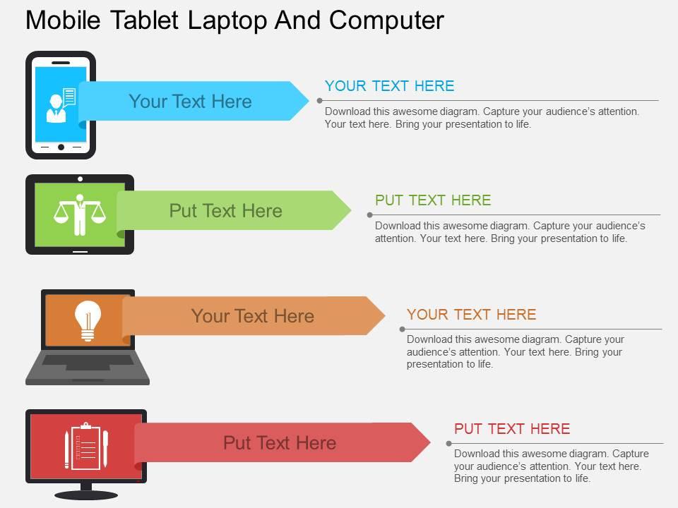new_mobile_tablet_laptop_and_computer_flat_powerpoint_design_Slide01