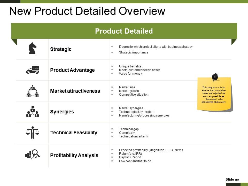 New product detailed overview presentation graphics Slide00