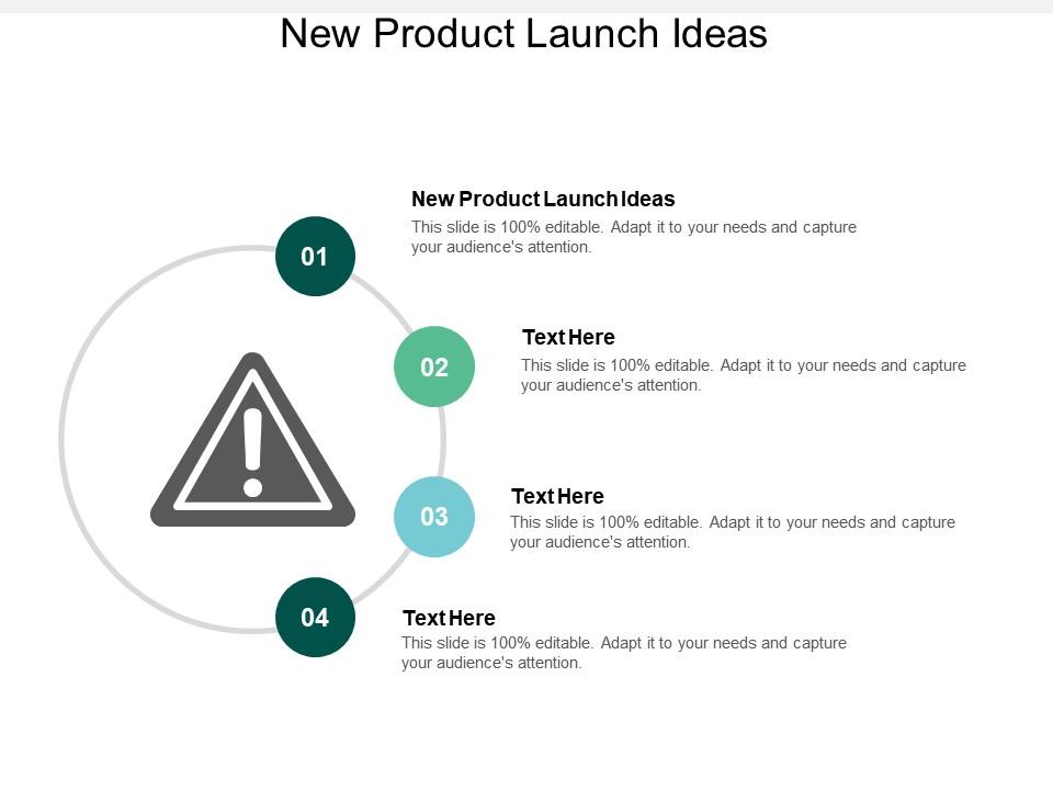 New product launch ideas ppt powerpoint presentation gallery designs cpb Slide01
