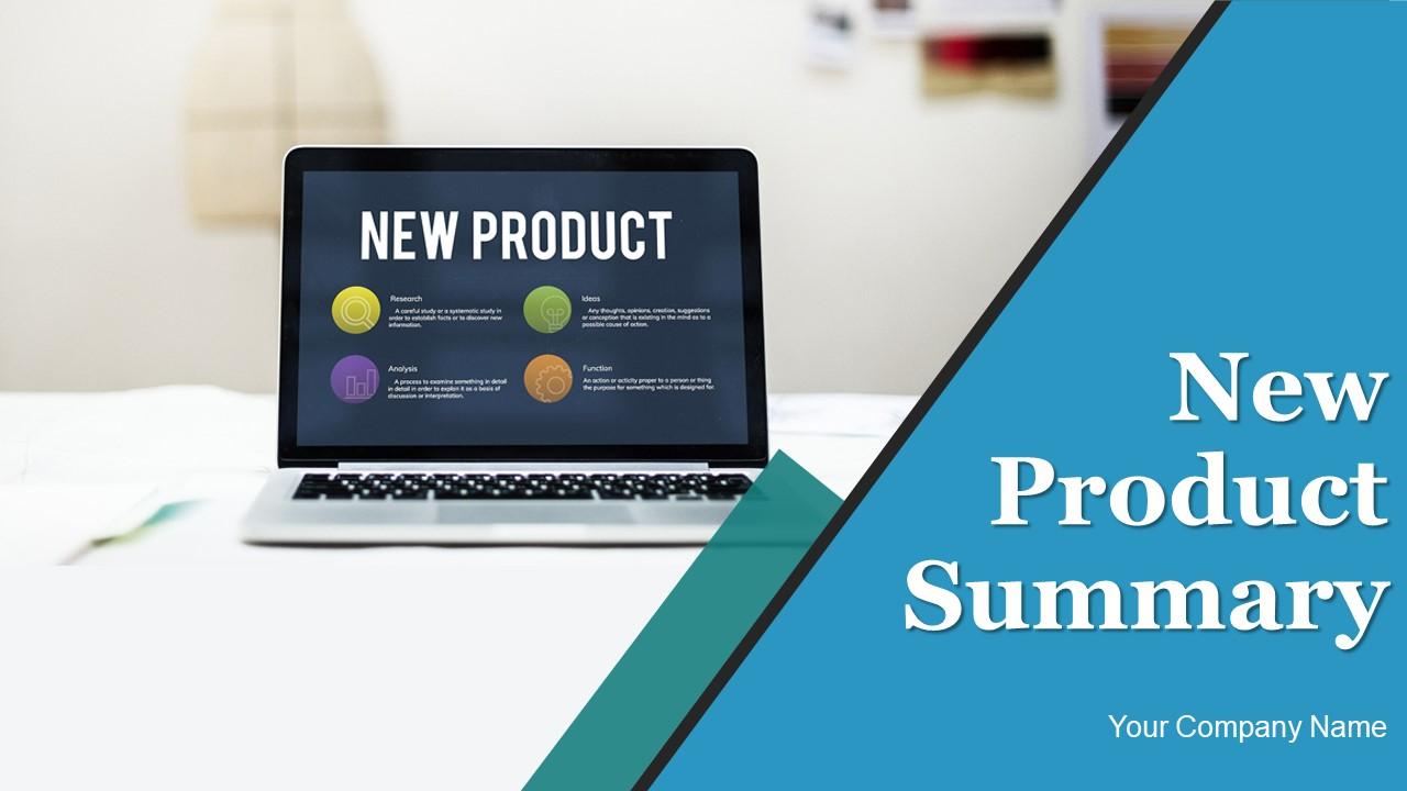 New Product Summary Powerpoint Presentation Slides Slide00