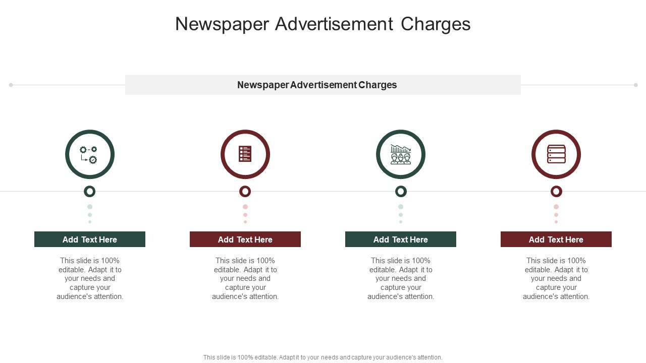 Newspaper Advertisement Charges In Powerpoint And Google Slides Cpb