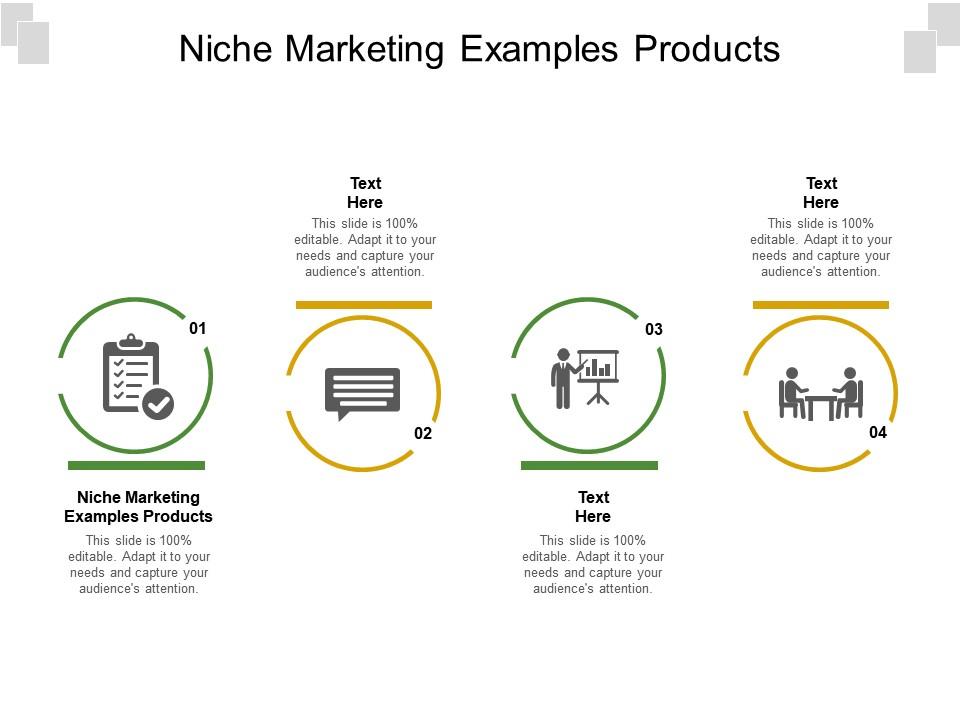 Niche marketing examples products ppt powerpoint presentation