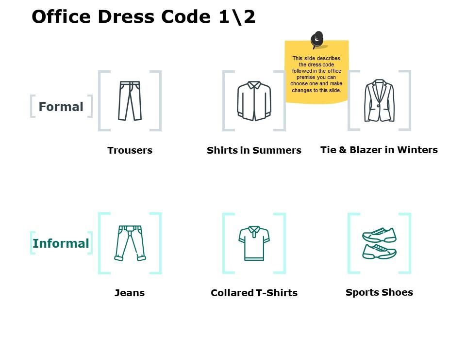 Dress code formal