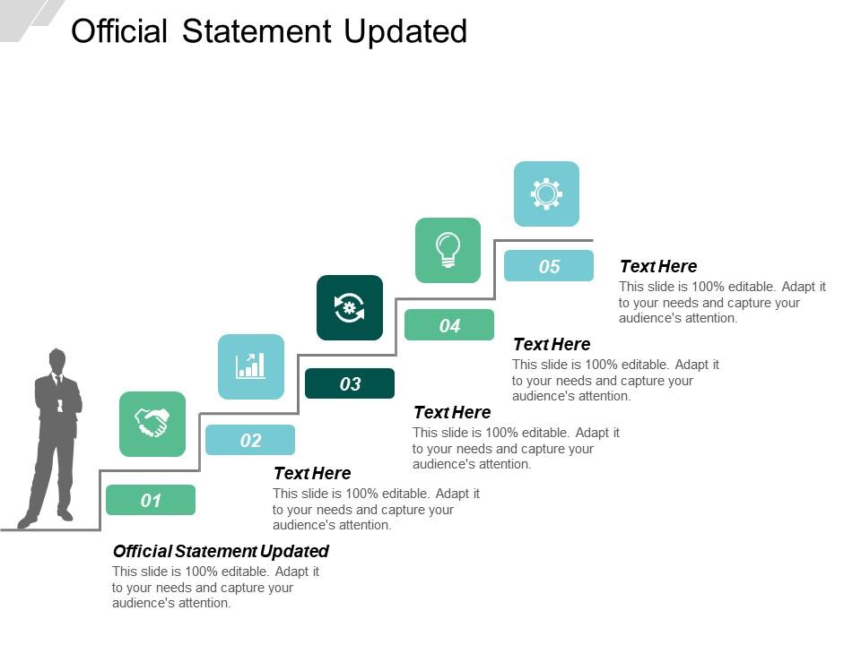 Official Statement Updated Ppt Powerpoint Presentation Icon Design ...