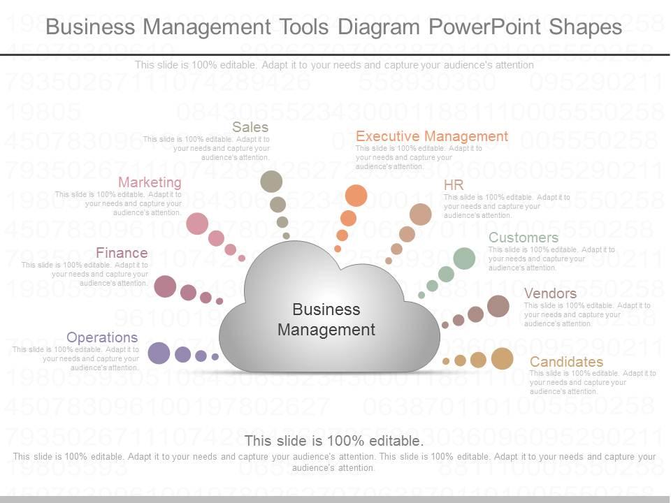 one_business_management_tools_diagram_powerpoint_shapes_Slide01