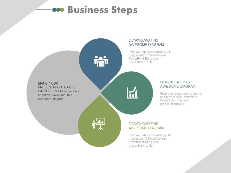 one_four_business_steps_for_balanced_scorecard_process_flat_powerpoint_design_Slide01