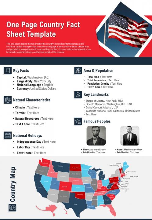Infographic Template Country