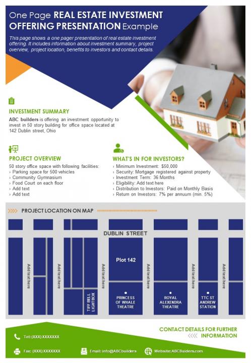 real estate project presentation pdf