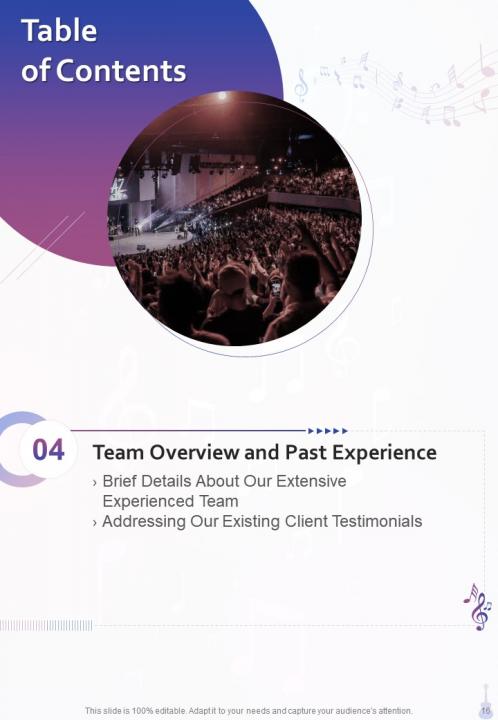 One pager music festival sponsorship proposal template Slide16