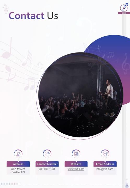 One pager music festival sponsorship proposal template Slide24
