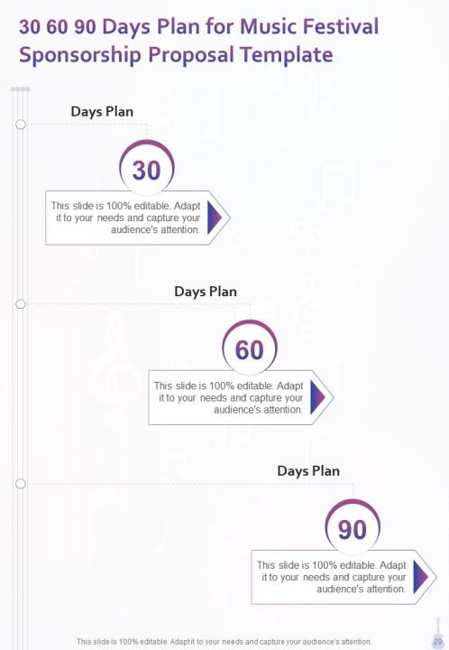 One pager music festival sponsorship proposal template Slide29