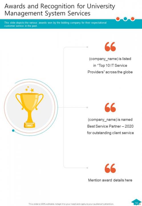 One pager university management system proposal template Slide15