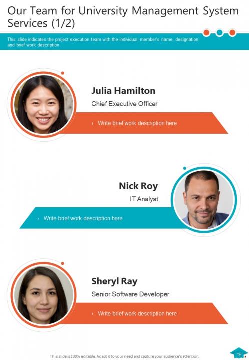 One pager university management system proposal template Slide16