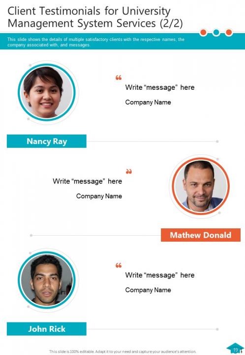 One pager university management system proposal template Slide20