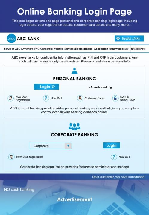 Bank of America, Online Banking, Log In