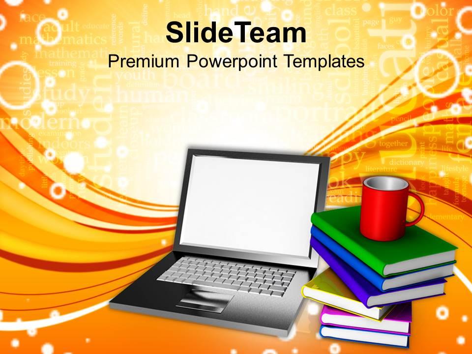 Online learning concept technology powerpoint templates ppt themes and graphics Slide01