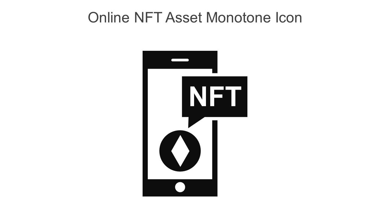 Online NFT Asset Monotone Icon In Powerpoint Pptx Png And Editable Eps ...