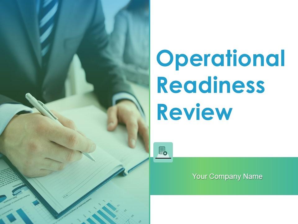 Operational readiness review powerpoint presentation slides Slide00