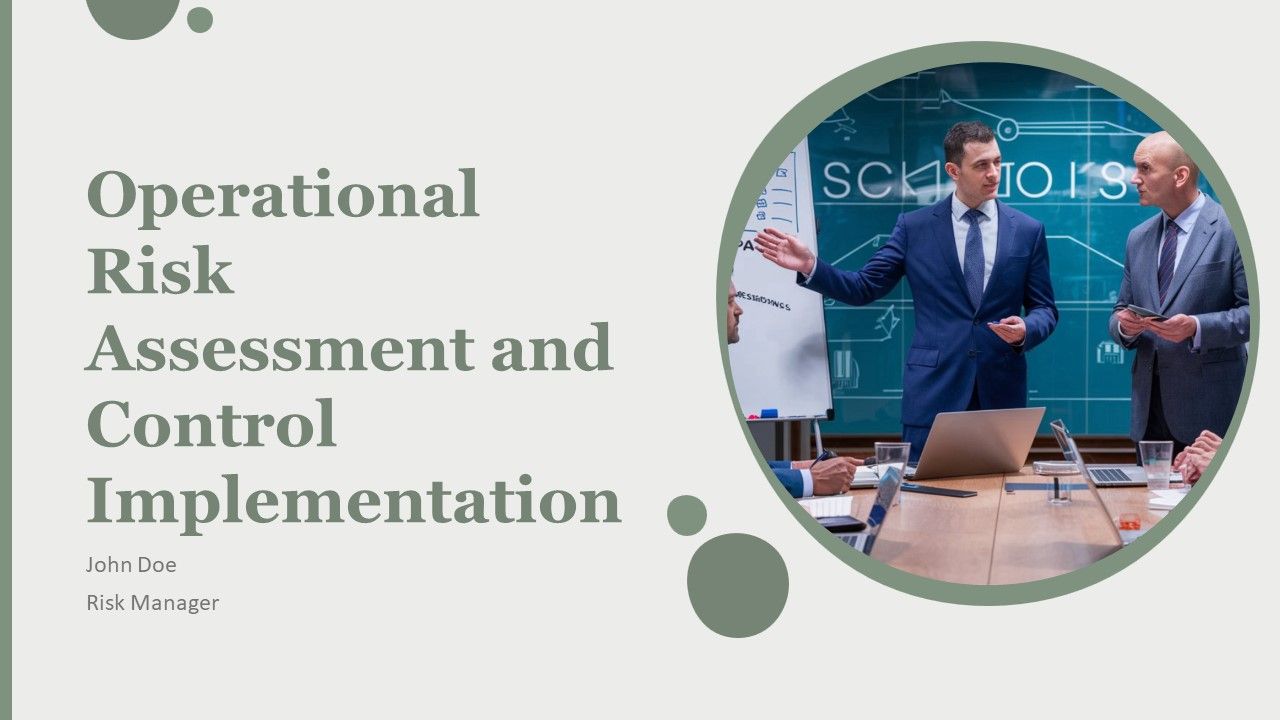 Operational Risk Assessment And Control Implementation PPT Summary AT Operational Risk Assessment And Control Implementation PPT Summary AT