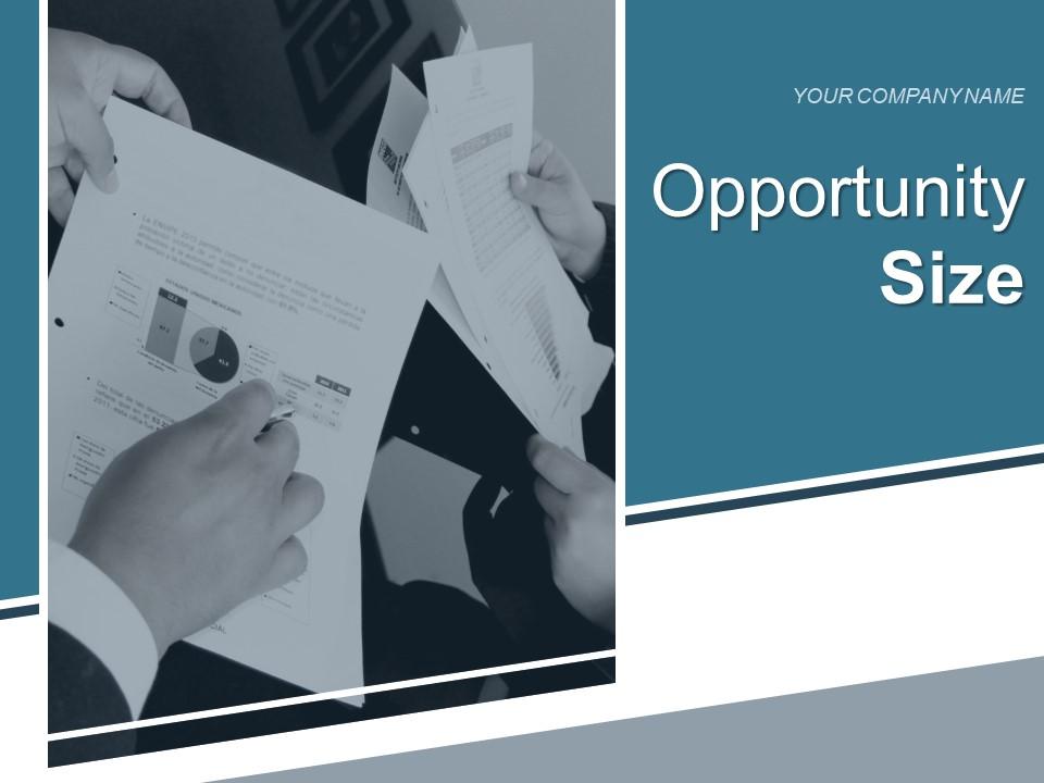 Opportunity Size Market Segment Opportunity Product Business Marketing Funnel Slide01