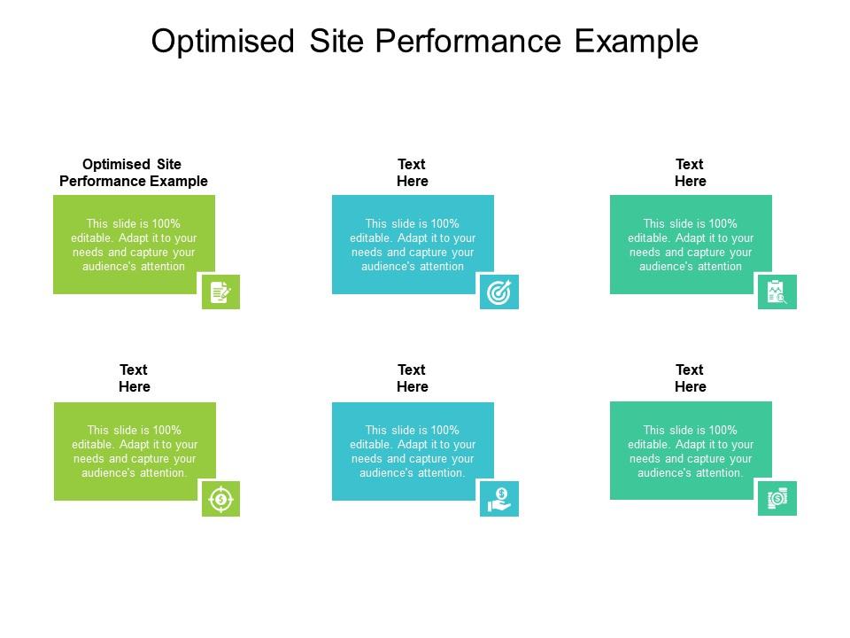 Optimised site performance example ppt powerpoint presentation files cpb