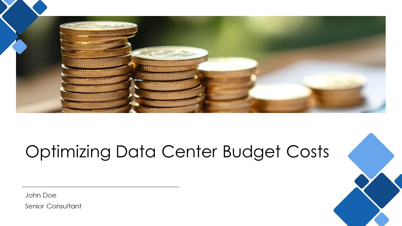 Optimizing Data Center Budget Costs PPT Sample AT Optimizing Data Center Budget Costs PPT Sample AT