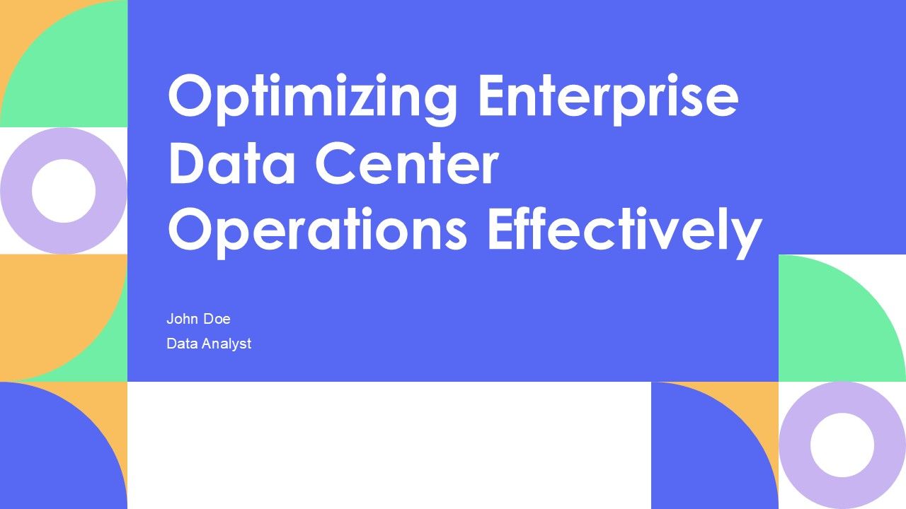Optimizing Enterprise Data Center Operations Effectively PPT PowerPoint AT Optimizing Enterprise Data Center Operations Effectively PPT PowerPoint AT
