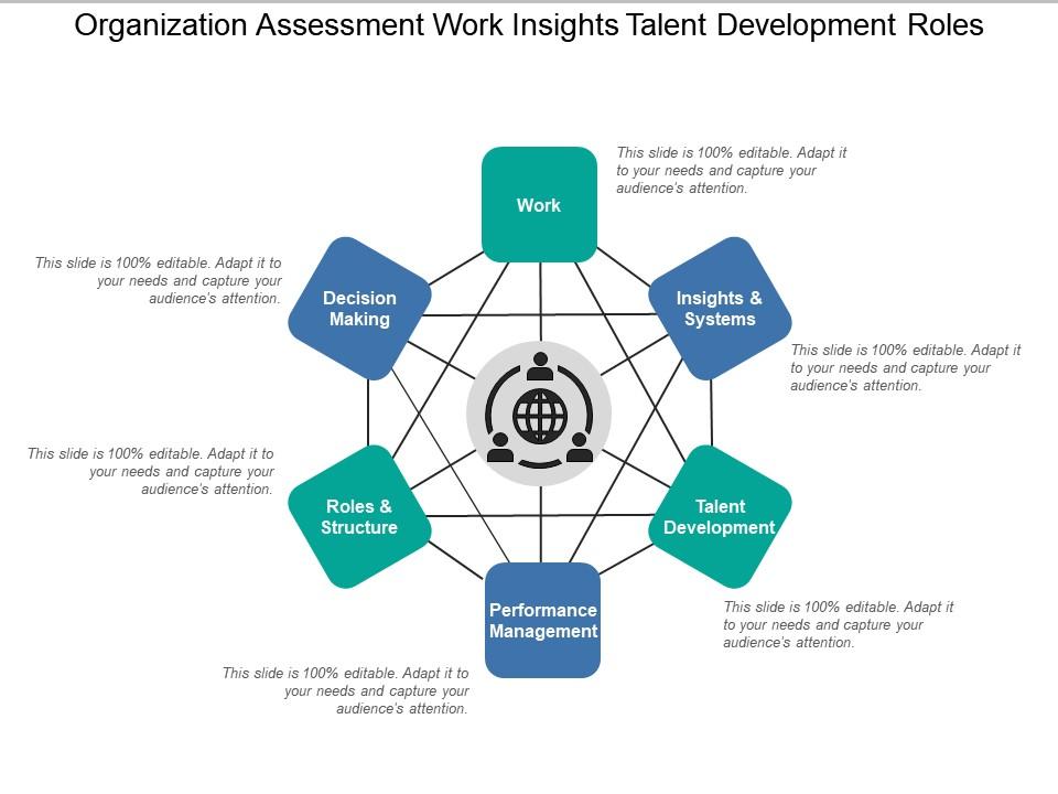 Organization assessment work insights talent development roles Slide00